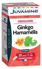 Juvamine Circulation Gingko Hamamelis 30 Capsules