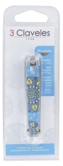 3 Claveles Nail Clippers with Fancy File 8cm