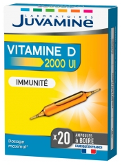 Juvamine Vitamin D 20 Phials