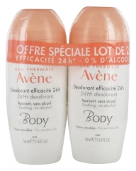 Avène Body Desodorante Eficacia 24H 2 x 50 ml