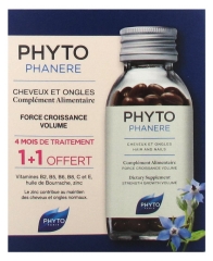 Phyto Phytophanère Cabello y Uñas 4 Meses de Tratamiento 240 Cápsulas