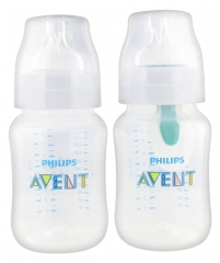 Avent Anti-Kolik AirFree-Ventil 2 Flaschen 260 ml 1 Monat und +