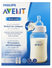 Avent Anti-Kolik-Flasche 330 ml 3 Monate und + 2er-Set