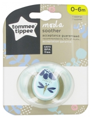 Tommee Tippee Moda Sucette Silicone 0-6 Mois - Couleur : Bleu
