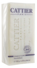Cattier Surfatty Shea Butter Gentle Vegetable Soap Organic 150g
