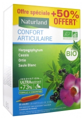 Naturland Confort Articulaire Bio 20 Ampoules Buvables de 10 ml + 10 Ampoules Offertes