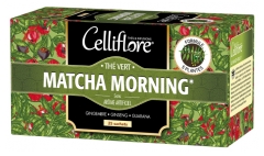 Celliflore Thé Vert Matcha Morning aux 5 Plantes 25 Sachets