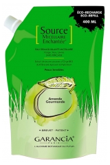 Source Micellaire Enchantée Eau Démaquillante Micellaire Amande Gourmande Éco-Recharge 400 ml