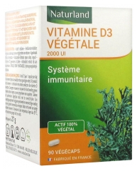 Naturland Vitamine D3 Végétale 90 Végécaps