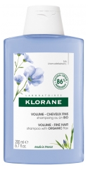 Volume - Cheveux Fins Shampoing au Lin Bio 200 ml