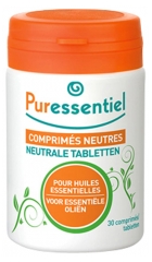 Puressentiel Neutral Tablets for Essential Oils 30 Tablets