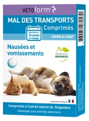 Vetoform Tabletten Gegen Reisekrankheit Hund und Katze 30 Tabletten