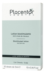 Placentor Végétal Lotion Biostimulante Anti-Chute de Cheveux 10 Doses x 5 ml