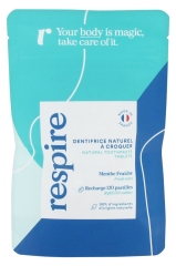Respire Natural Toothpaste Tablets Fresh Mint Refill of 120 Tablets 