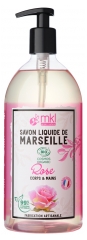 MKL Green Nature Marseille Liquid Soap Rose Organic 1L