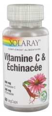 Solaray Vitamin C und Echinacea 60 Pflanzliche Kapseln
