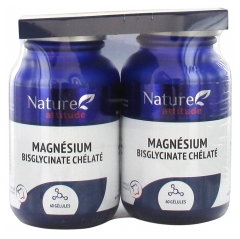 Nature Attitude Bisglicinato de Magnesio Quelatado Lote de 2 x 60 C&aacute;psulas