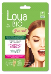 Loua Bio Face Mask in Organic Fabric Moisturising Soothing 15ml