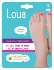 Loua Masque Pieds en Tissu Ultra-Hydratant 1 Paire 16 ml