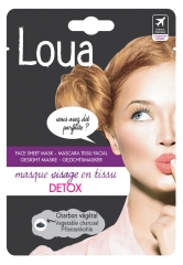 Loua Detox Stoff Gesichtsmaske 23 ml