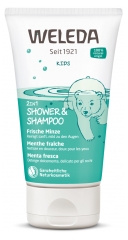 Weleda Kinderdusche &amp; Shampoo 2-in-1 Frische Minze 150 ml