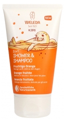 Weleda Kinder Dusche &amp; Shampoo 2-in-1 Orange Frucht 150 ml