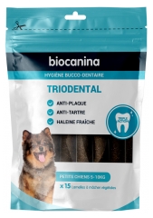 Biocanina Triodental Small Dogs 15 Listków Warzywnych