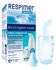 Laboratoire de la Mer Respimer NetiFlow Kit d'Irrigation Nasale 1 Dispositif + 6 Sachets