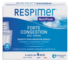 Laboratoire de la Mer Respimer NetiFlow 30 Bolsas Para Irrigación Nasal