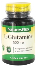 Natures Plus L-Glutamin 500 mg 60 Pflanzliche Kapseln