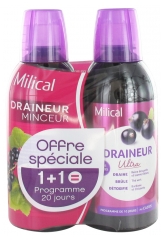 Milical Ultra Dränagemittel Pack von 2 x 500 ml
