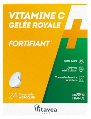 Vitavea Vitamine C + Gelée Royale Fortifiant 24 Comprimés à Croquer