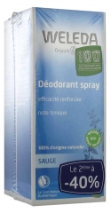 Weleda Déodorant Spray à la Sauge Lot de 2 x 100 ml