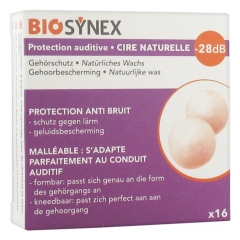 Biosynex Hearing Protection Natural Wax 8 Pairs