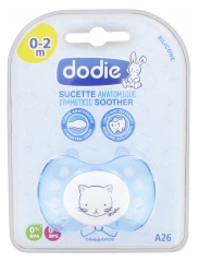 Dodie Symmetric Silicone Soother 0-2 Months N°A26