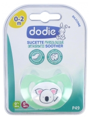 Dodie Silicone Orthodontic Soother 0-2 Months N°P49