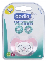 Dodie Sucette Physiologique Silicone 0-2 Mois N°P49