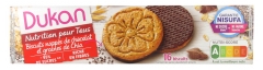 Dukan Biscuits Nappés de Chocolat et Graines de Chia 16 Biscuits