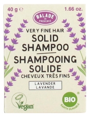 Shampoing Solide Cheveux Très Fins Lavande Bio 40 g