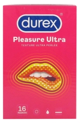 Durex Pleasure Ultra Texture Ultra Perlée 16 Préservatifs