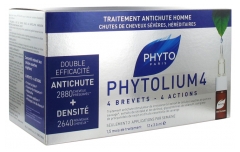 Phyto Phytolium 4 Traitement Anti-Chute Stimulateur de Croissance Homme 12 x 3.5 ml