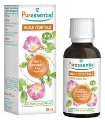 Puressentiel Huile Végétale Rose Musquée (Rosa rubiginosa/canina) Bio 30 ml