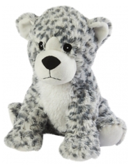 Soframar Cozy Cuddly Toys White Leopard Warmer
