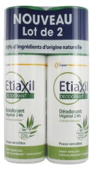 Etiaxil 24H Plant Deodorant 2 x 100ml