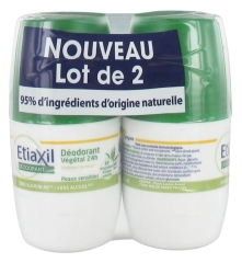 Etiaxil Pflanzliches Deodorant 24Std. Roll-On Pack vonvon 2 x 50 ml