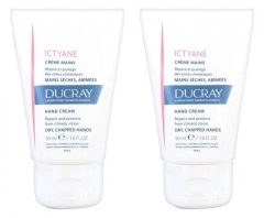 Ducray Ictyane Hand Cream 2 x 50ml