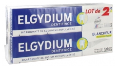 Elgydium Whiteness Toothpaste Lemon Freshness 2 x 75ml