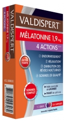 Valdispert Mélatonine 1,9 mg 4 Wirkungen 30 Kapseln