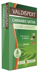 Valdispert Cannabis Sativa Calme &amp; Sérénité 24 Capsules