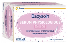 Cooper Babysoin Physiological Serum 30 Single Doses 